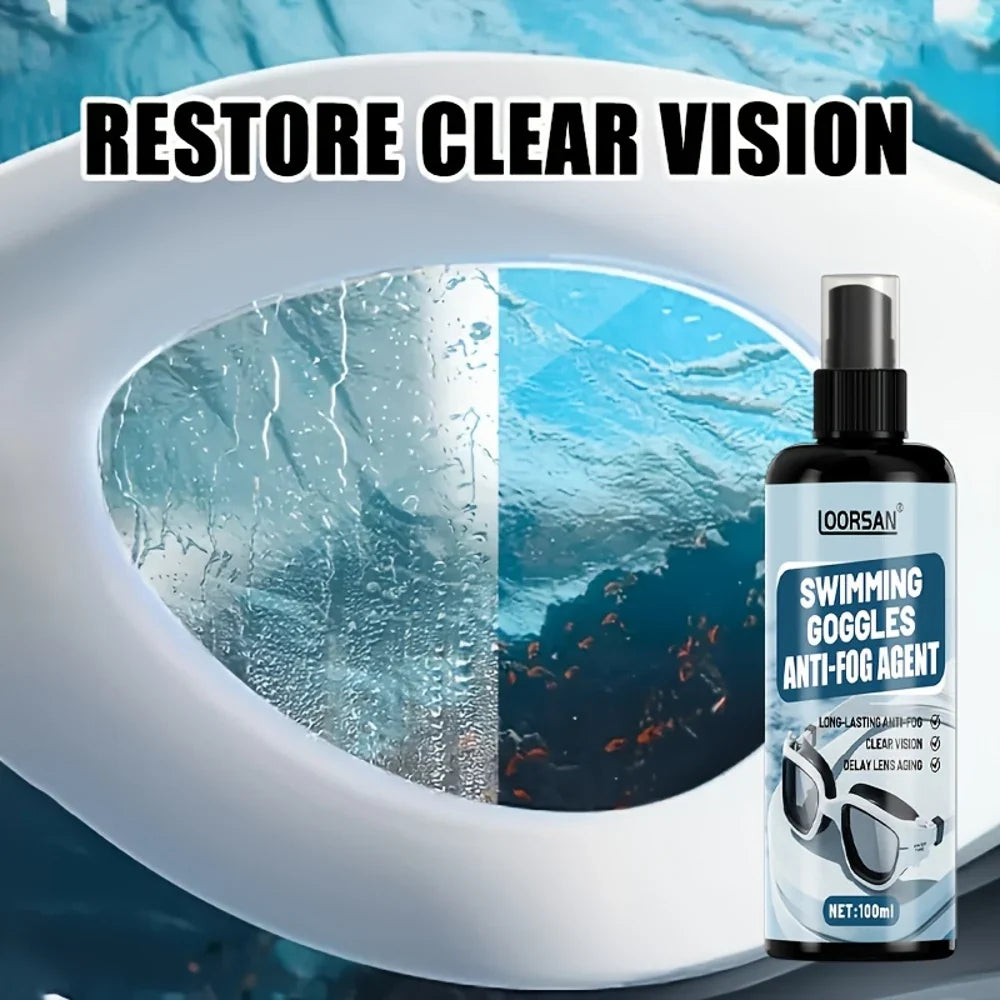 LOORSAN Anti-Fog Spray for Goggles & Eyewear – 100ml