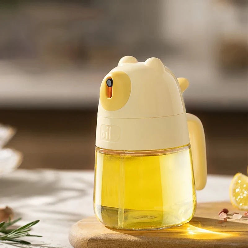 Glass Press-Spray Oil Dispenser Bottle – BBQ, Baking & Kitchen