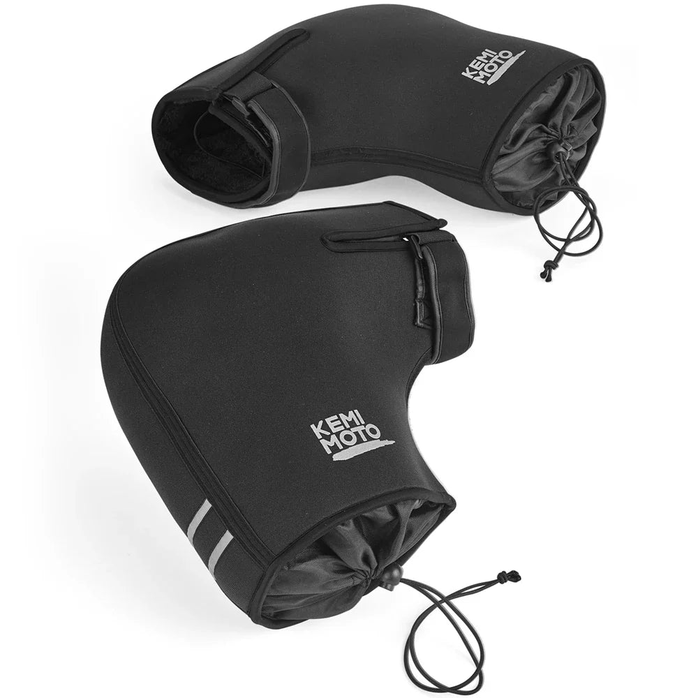 KEMITOUR Motorcycle Handlebar Gloves Windproof Waterproof Winter