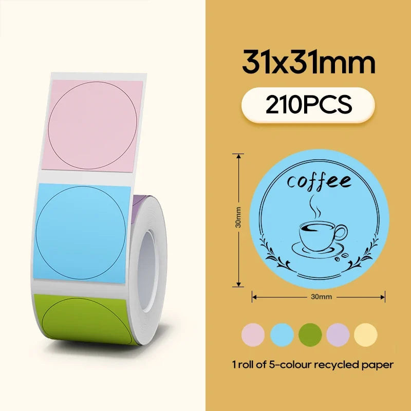 Niimbot Thermal Label Roll for B1 B21 B3S – Waterproof Stickers