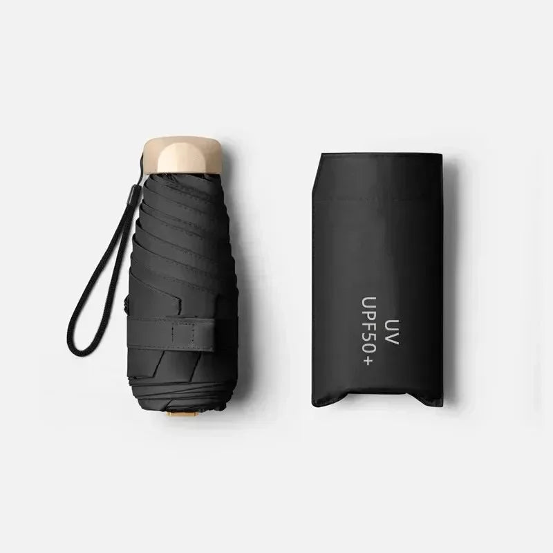 Mini UV Protection Pocket Parasol – Compact Folding Umbrella