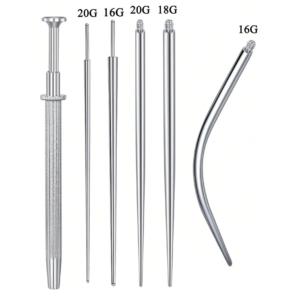 Stainless Steel Piercing Ball Grabber Tool Kit – Lip, Nose & Ear