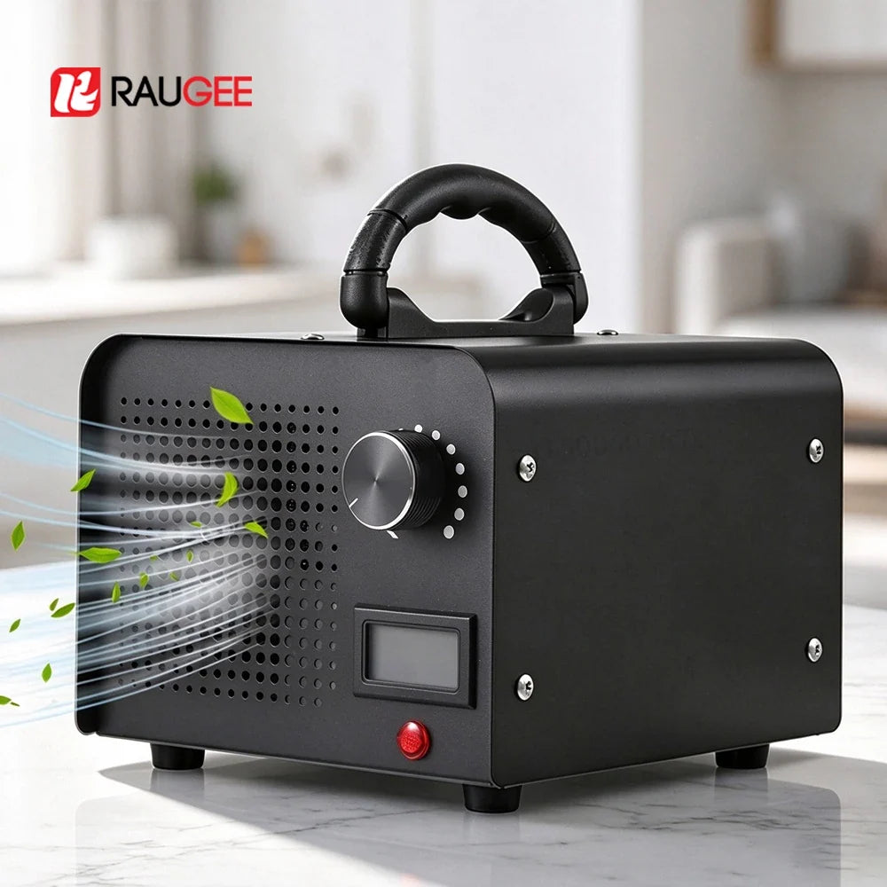 Raugee 60,000mg/h Ozone Generator with Timer | Home & Car