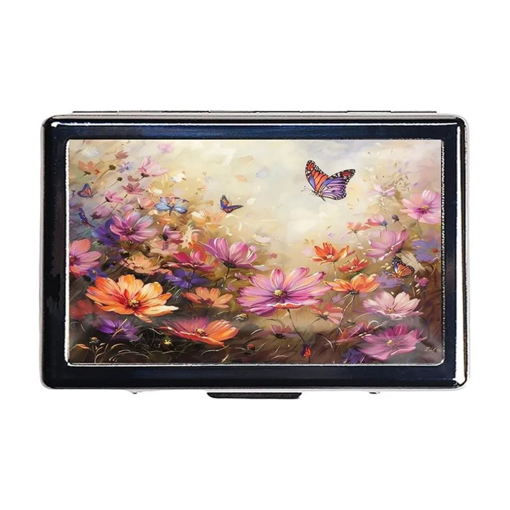 Vintage Metal Card Case | Multi-Function Business Card Holder