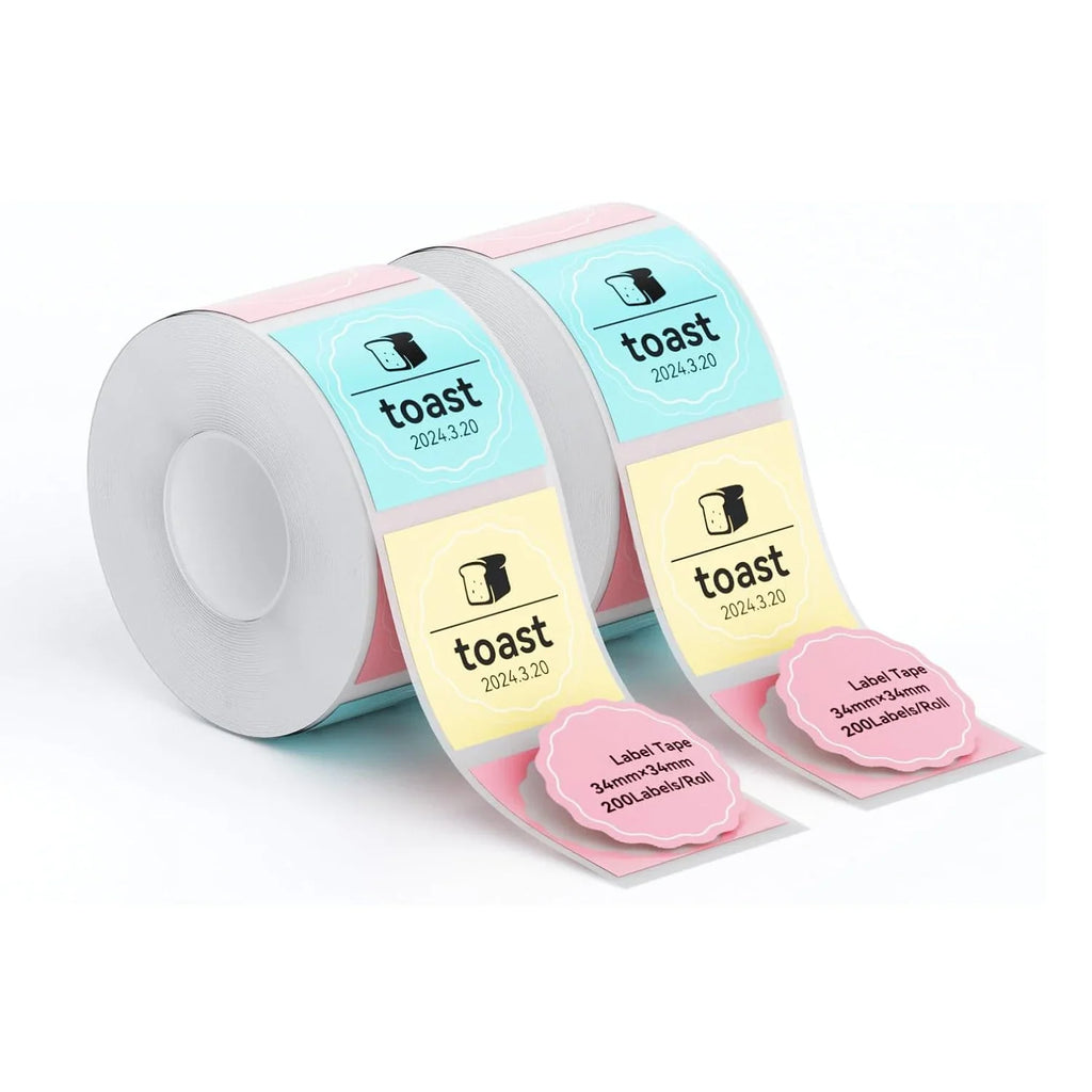 NiiMBOT Thermal Label Paper – Waterproof Self-Adhesive Stickers