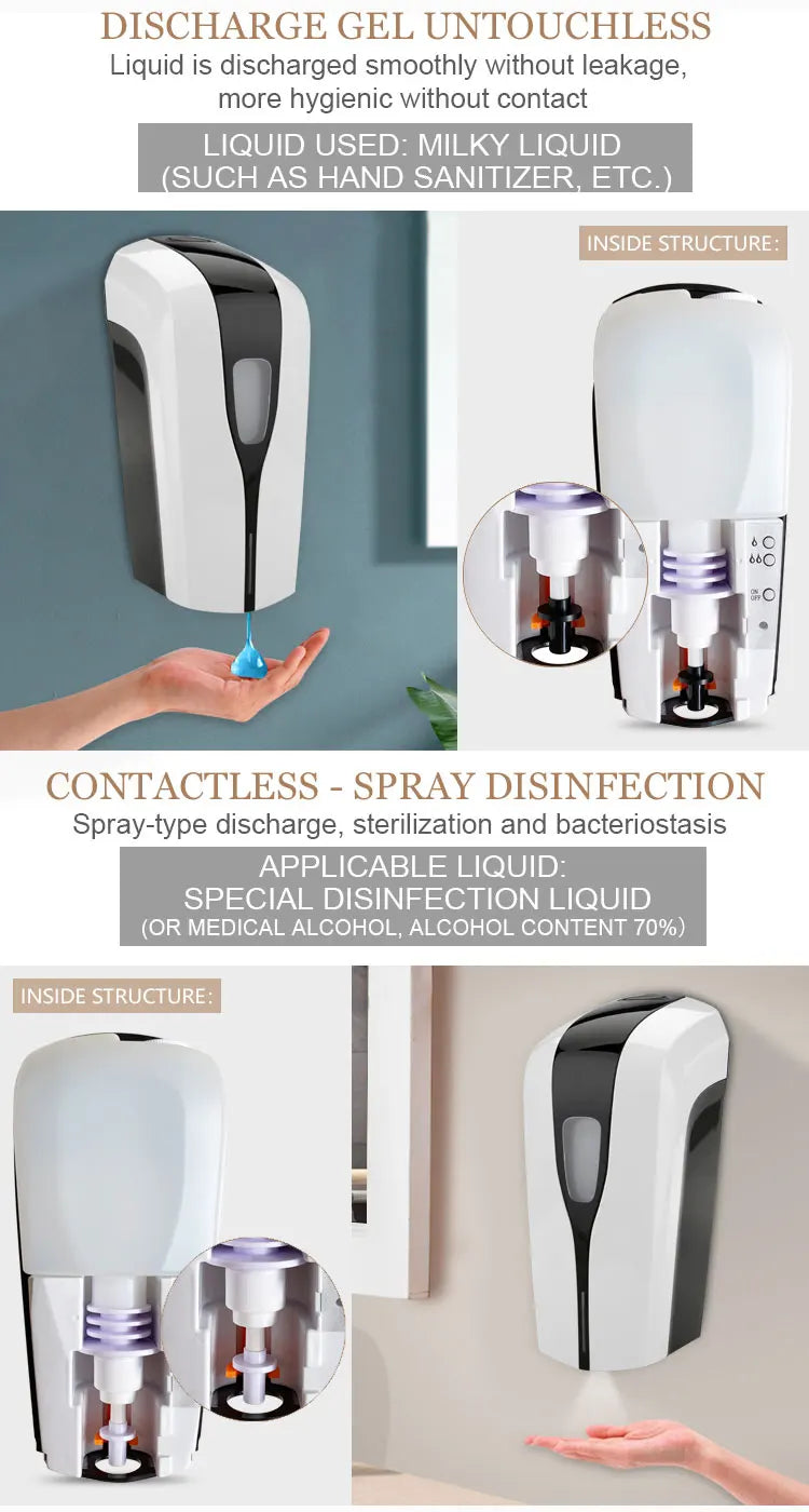 1000ml Automatic Touchless Soap Dispenser – Wall Mount Infrared