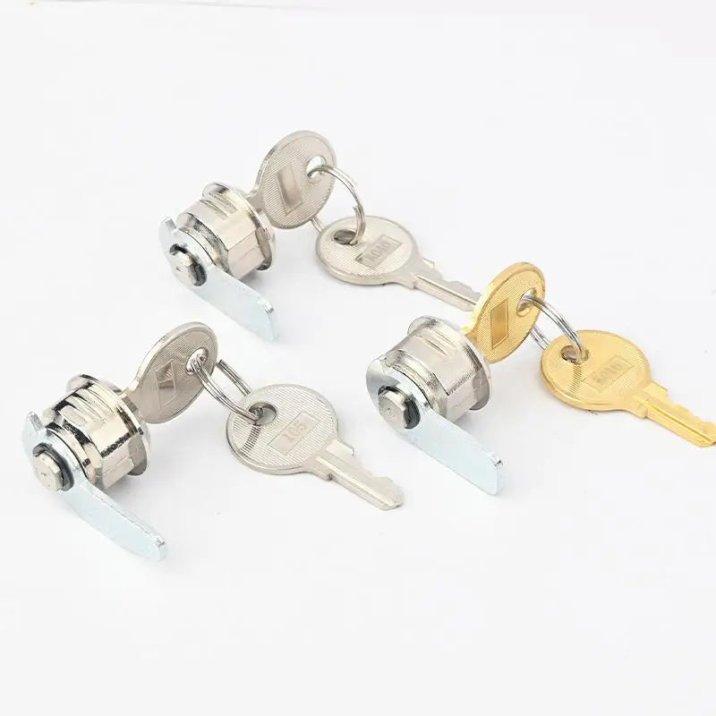 Zinc Alloy Drawer Lock with 2 Keys – Cabinet & Locker