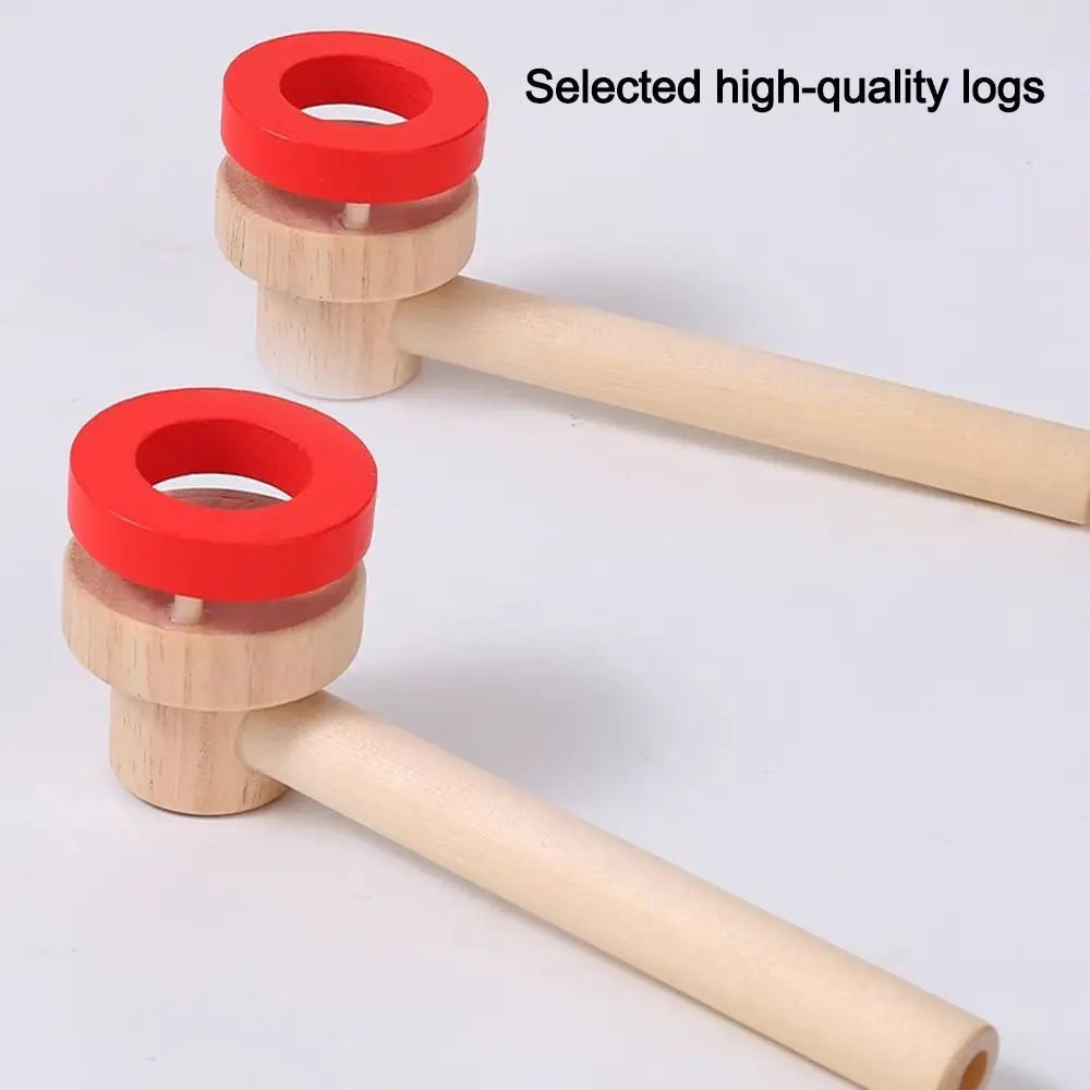 Wooden Hanging Ball Blower – Kids' Breathing STEM Toy