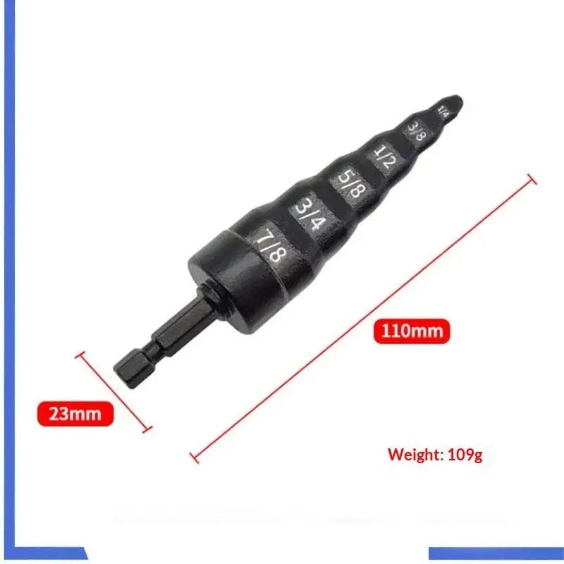 6-in-1 Copper Pipe Expander Swaging Drill Bit Set – HVAC