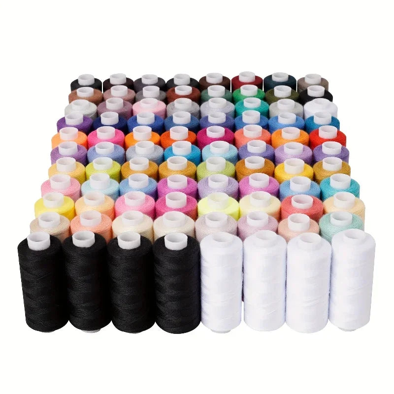 88-Roll Polyester Sewing Thread Set – Machine & Hand Sewing