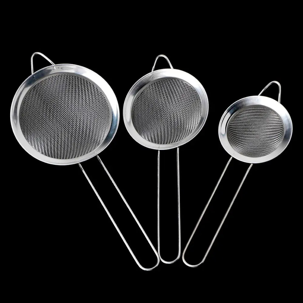 Stainless Steel Mesh Sieve Strainer Colander 7–22cm