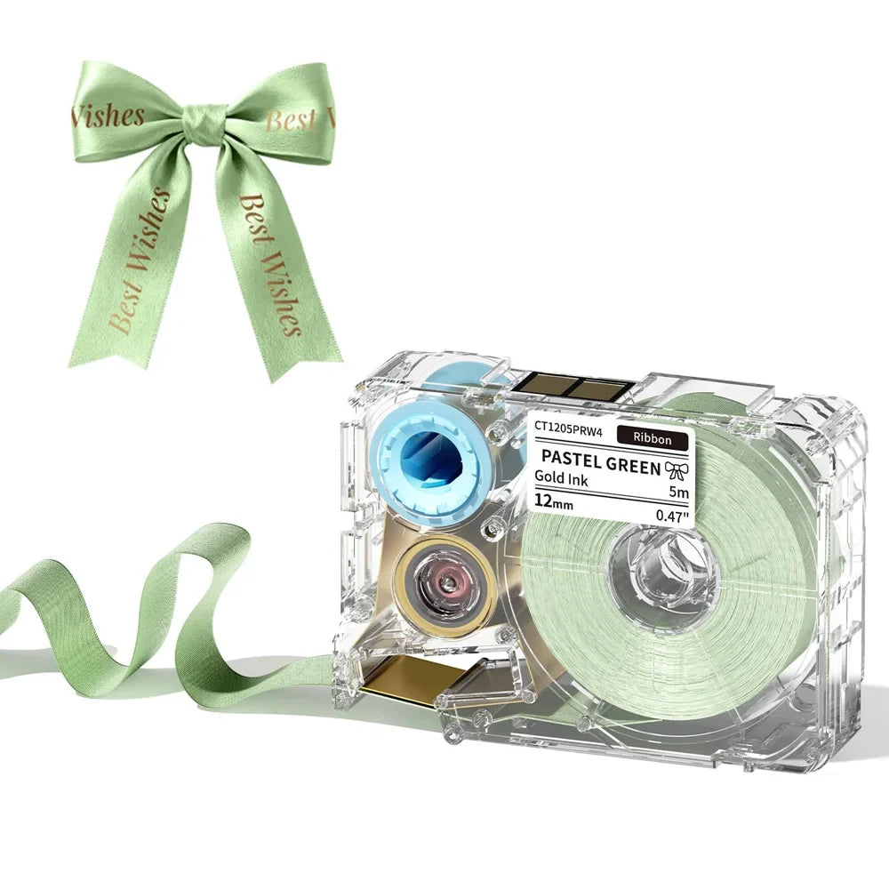 Phomemo A30 P15 Satin Fabric Ribbon Cartridges 12mm DIY Crafts