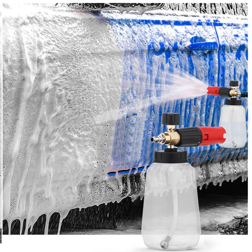 Snow Foam Lance High Pressure Soap Sprayer Gun – 1L Bottle