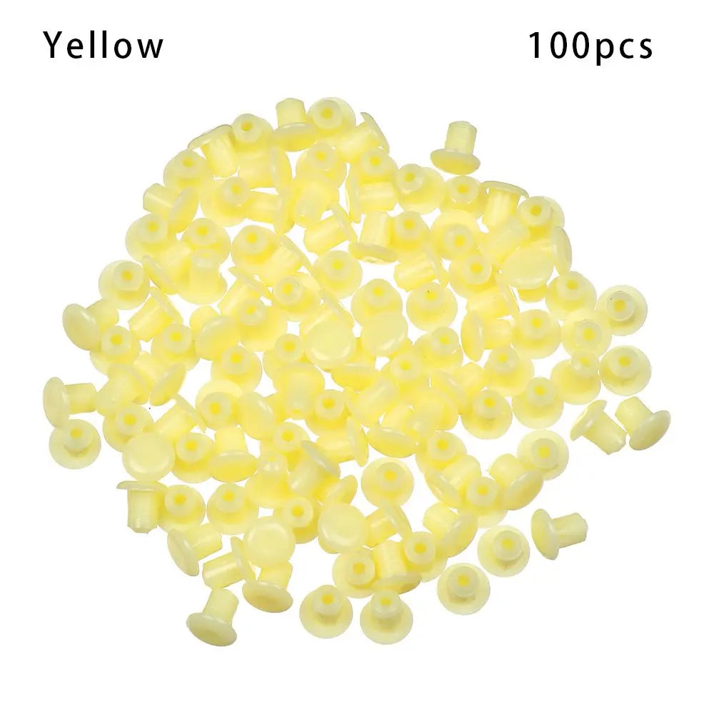 100Pcs Plastic Hole Plugs – Furniture Screw Hole Covers & Caps