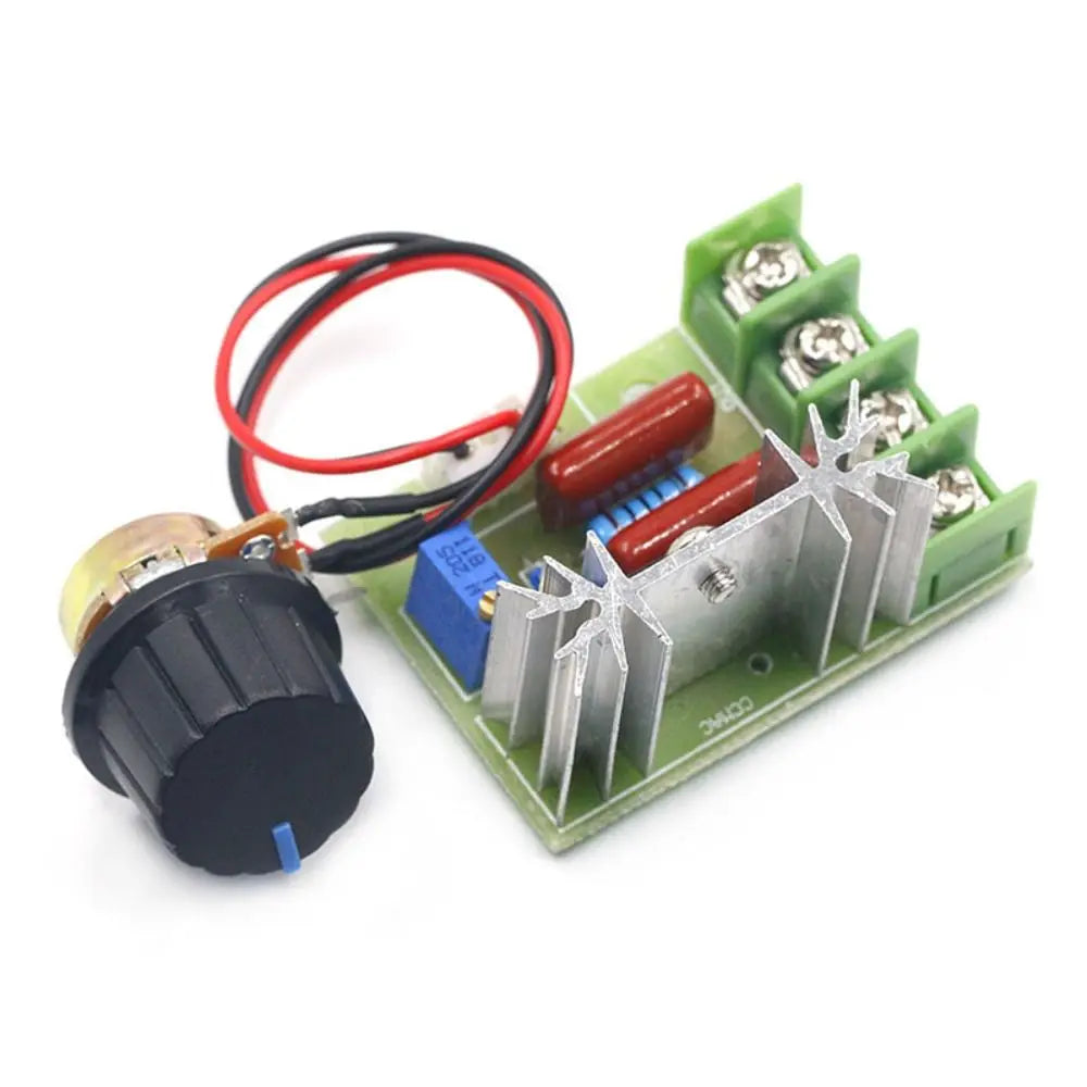 220V 2000W SCR Voltage Regulator with Remote – AC Dimmer