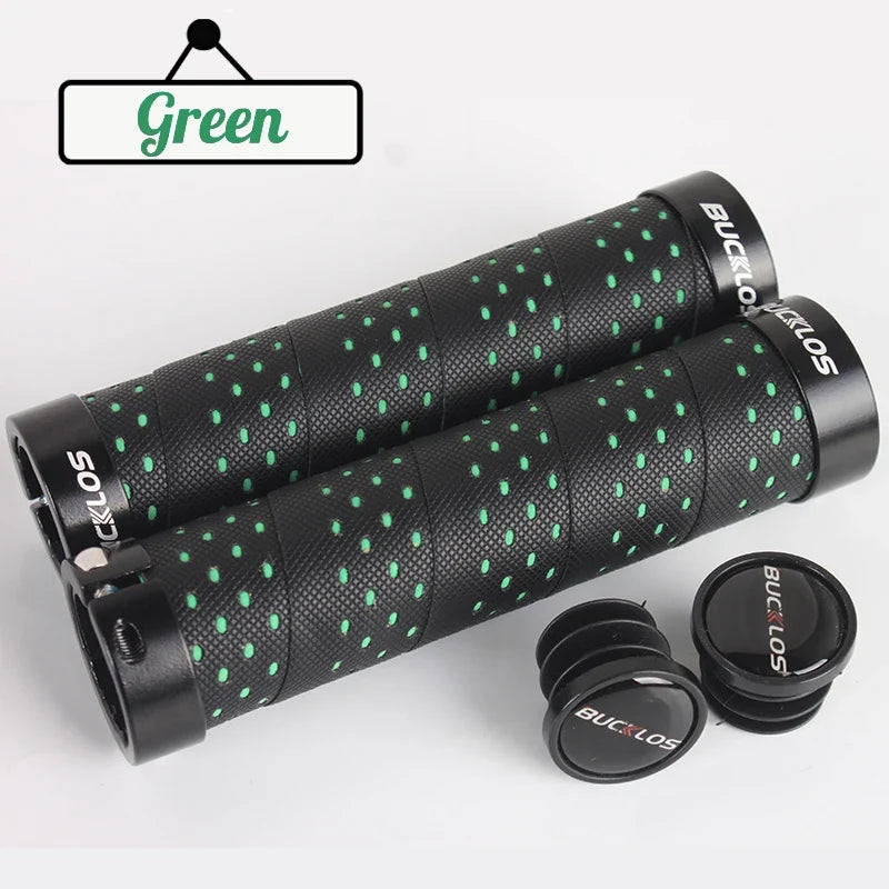 BUCKLOS MTB Bike Handlebar Grips – Aluminum Double Lock-On