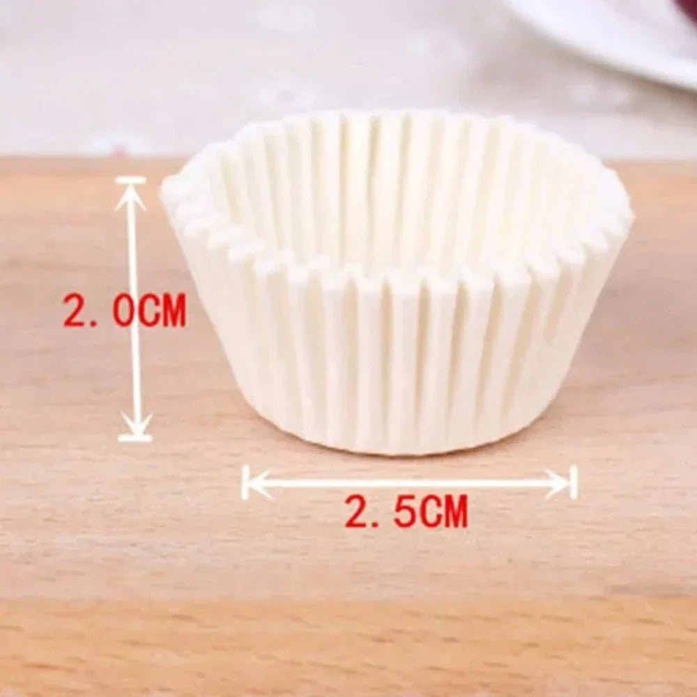 1000Pcs Mini Muffin Cupcake Baking Cups – Nonstick Paper Liners