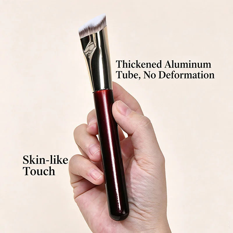 Heart Shaped Angled Foundation & Concealer Brush
