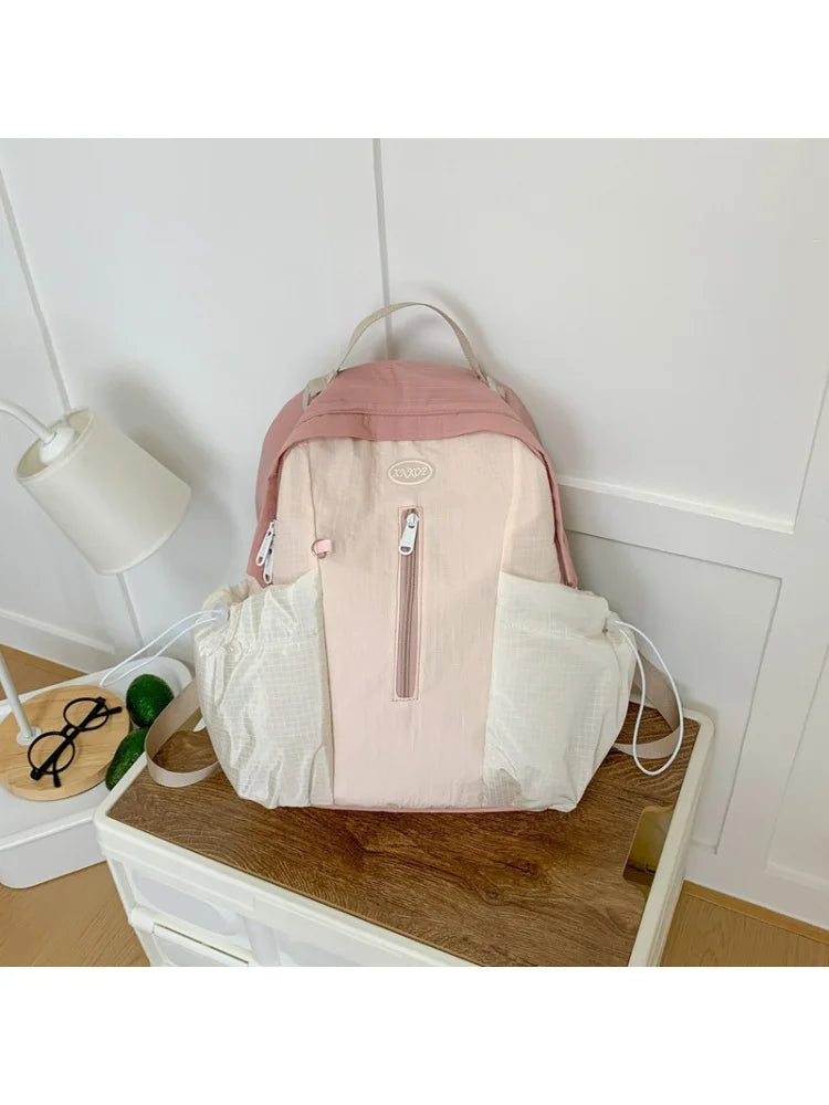 Nixie Plaid Backpack for Girls & Students – Lightweight BB-810