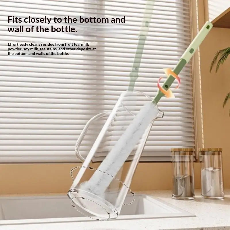 Telescopic Bottle Brush – Long Handle Cup Scrubber for Kitchen