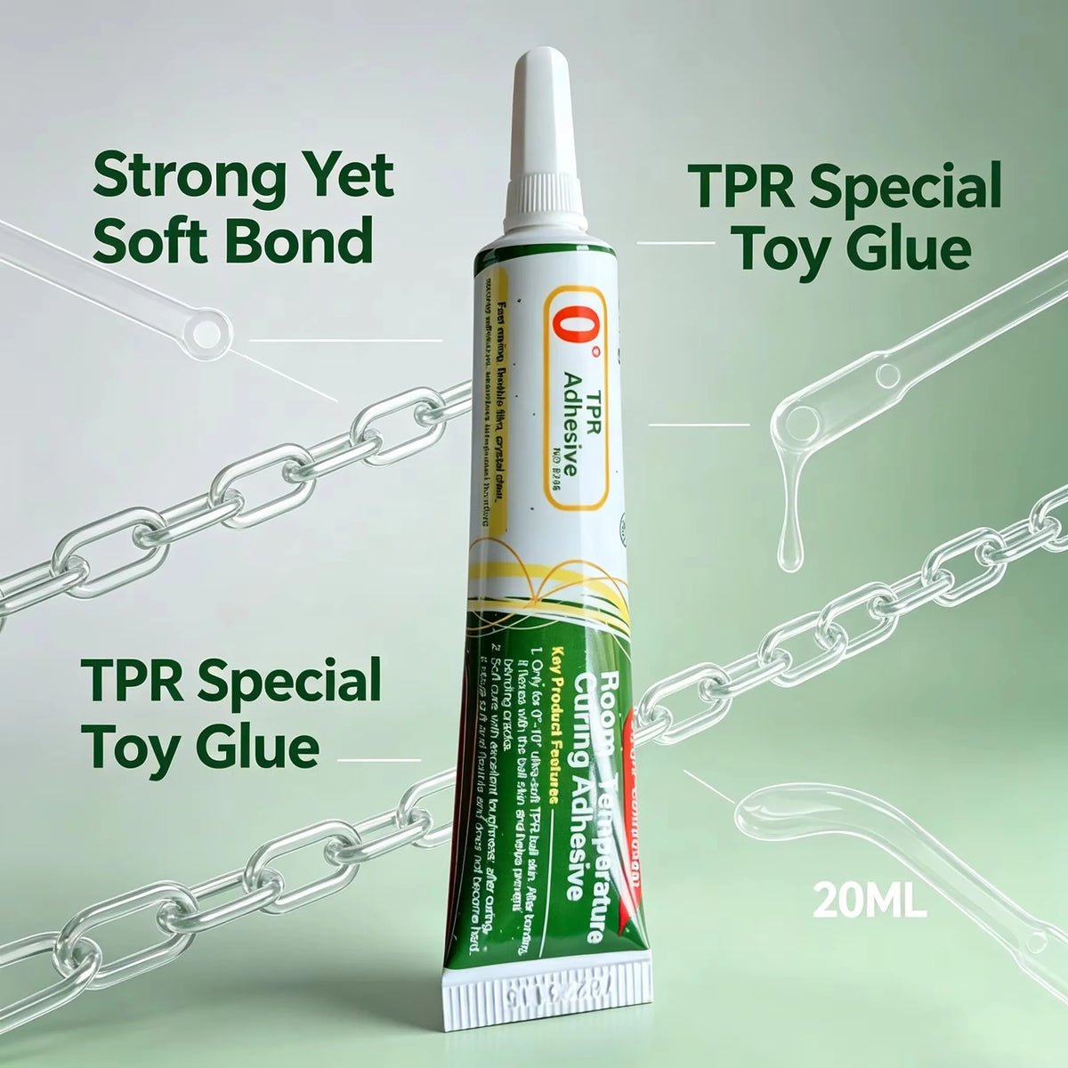 TPR Soft Adhesive Glue 20ml – Squishies & Stress Ball Repair