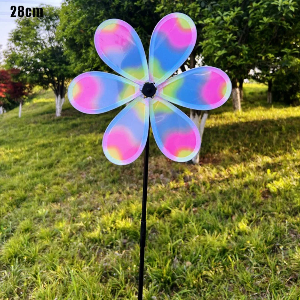 Sunflower Wind Spinner – Double-Layer Garden Windmill 28/37cm
