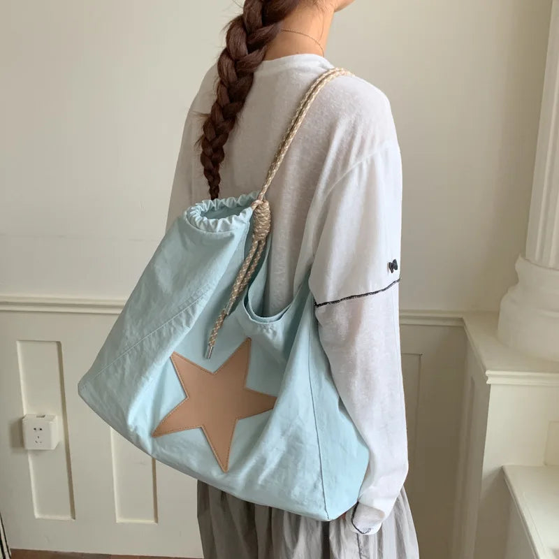 Large Capacity Nylon Tote Bag – Women's Casual Shoulder Bag