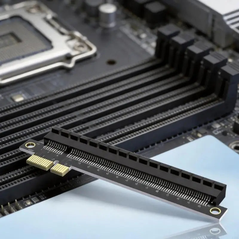 PCIe x1 to x16 Slot Expansion Adapter Card | Gold Contact