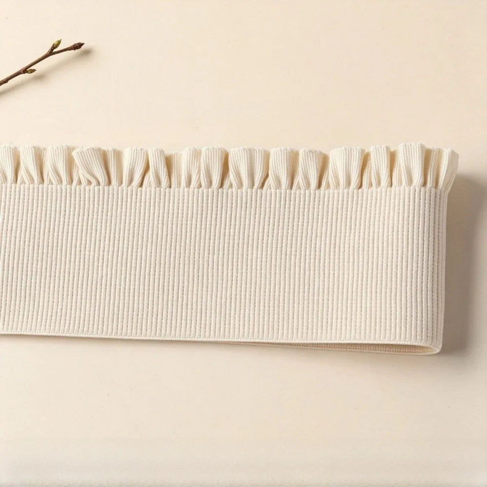 Wide Ruffle Elastic Band 1 Yard – DIY Waistband Sewing Trim
