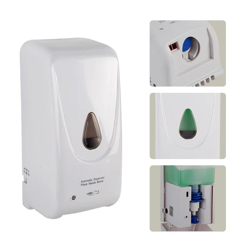 Wall Mount Automatic Soap Dispenser Battery Operated – White