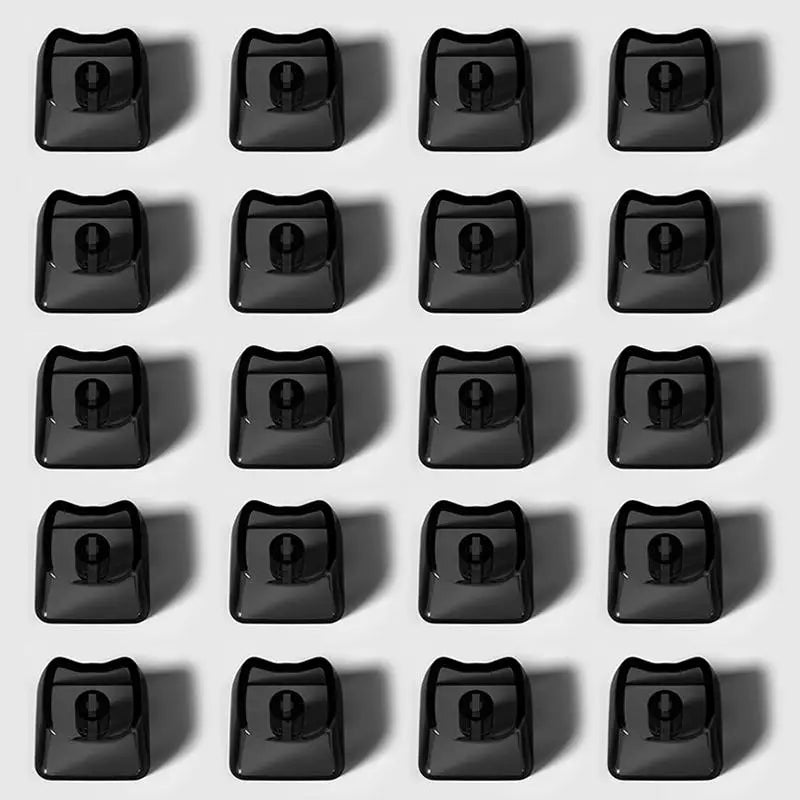 Cute Cat Shaped Transparent Keycaps 1U Blank MX Switch 10/20 PCS