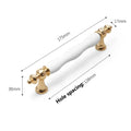 Modern Ceramic Cabinet Handles | Gold & Silver Minimalist