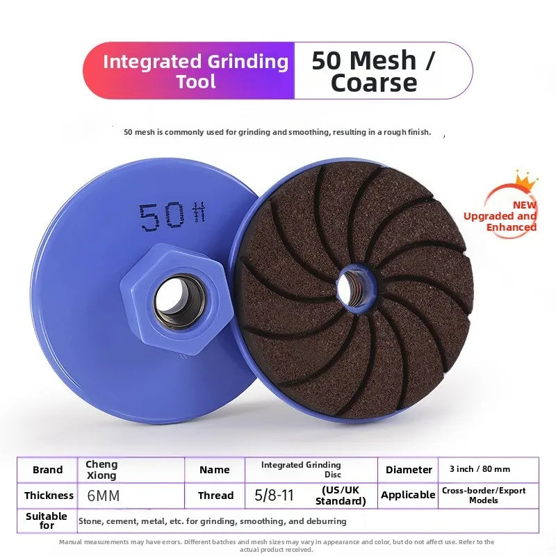 DAZZLEEX Industrial Grinding Polishing Disc | 50/100/200 Grit