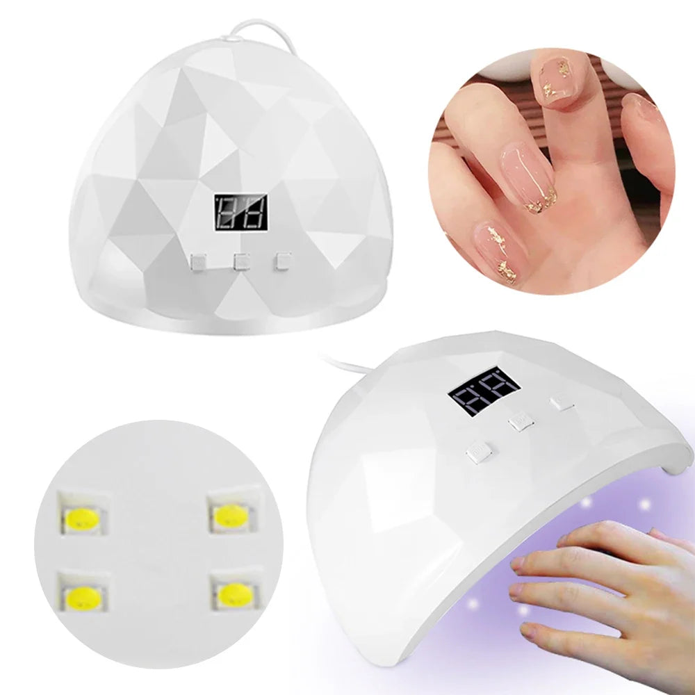 UV Gel Nail Curing Lamp – Home & Salon Nail Dryer
