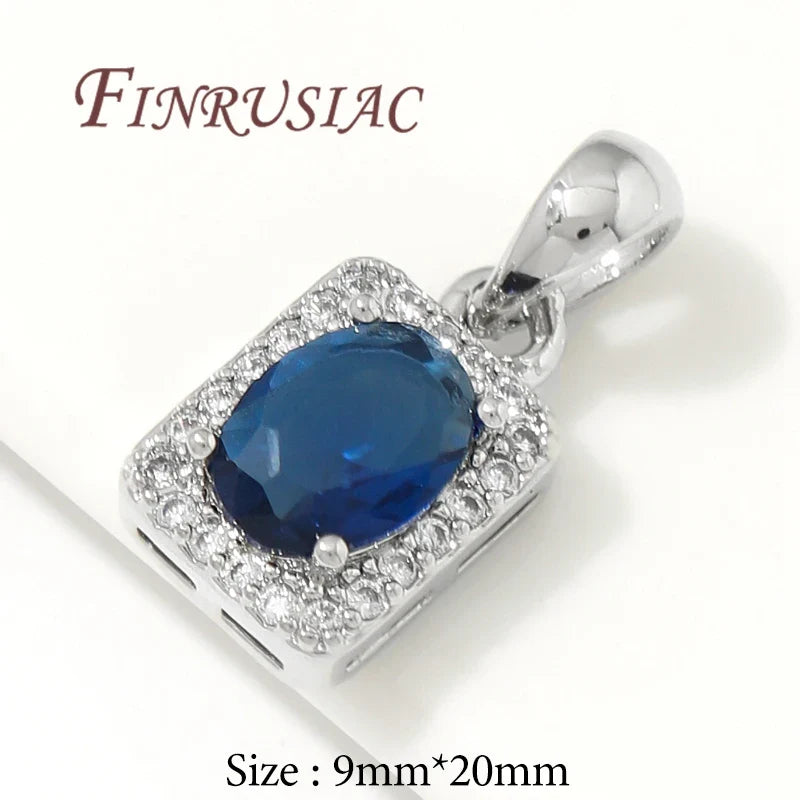 18K Gold Plated Zircon Charms – Sun Heart Star Pendants DIY