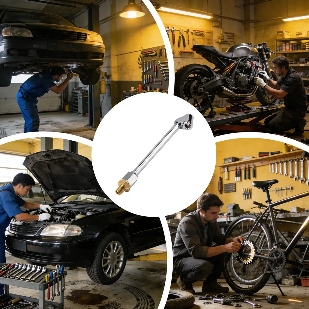 Tire Inflator Chuck Quick-Connect Leak-Proof Nozzle
