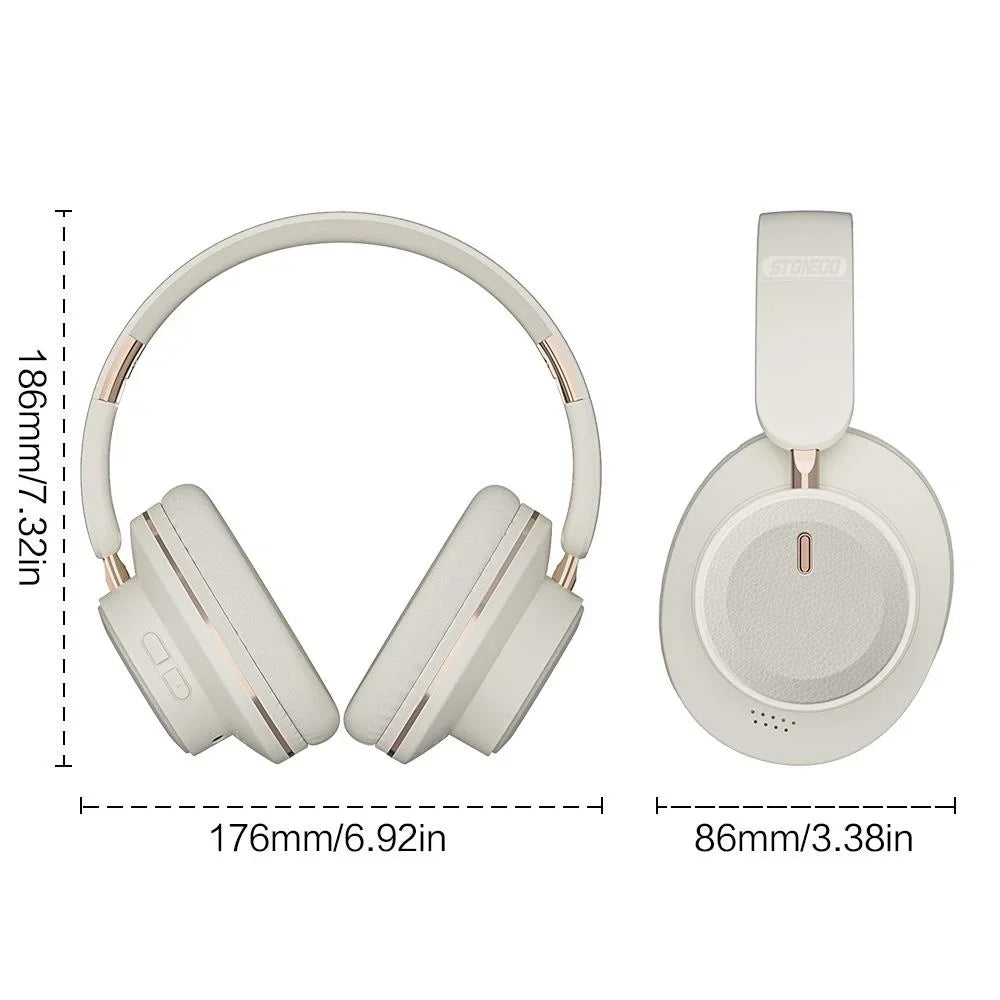 STONEGO BT 5.3 Foldable Over-Ear Wireless Headphones