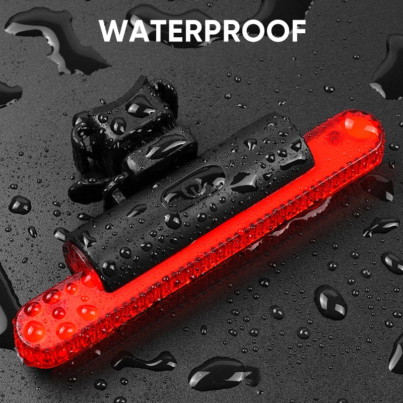 BUCKLOS Bike Tail Light 4 Modes USB Rechargeable Rear Safety Lamp