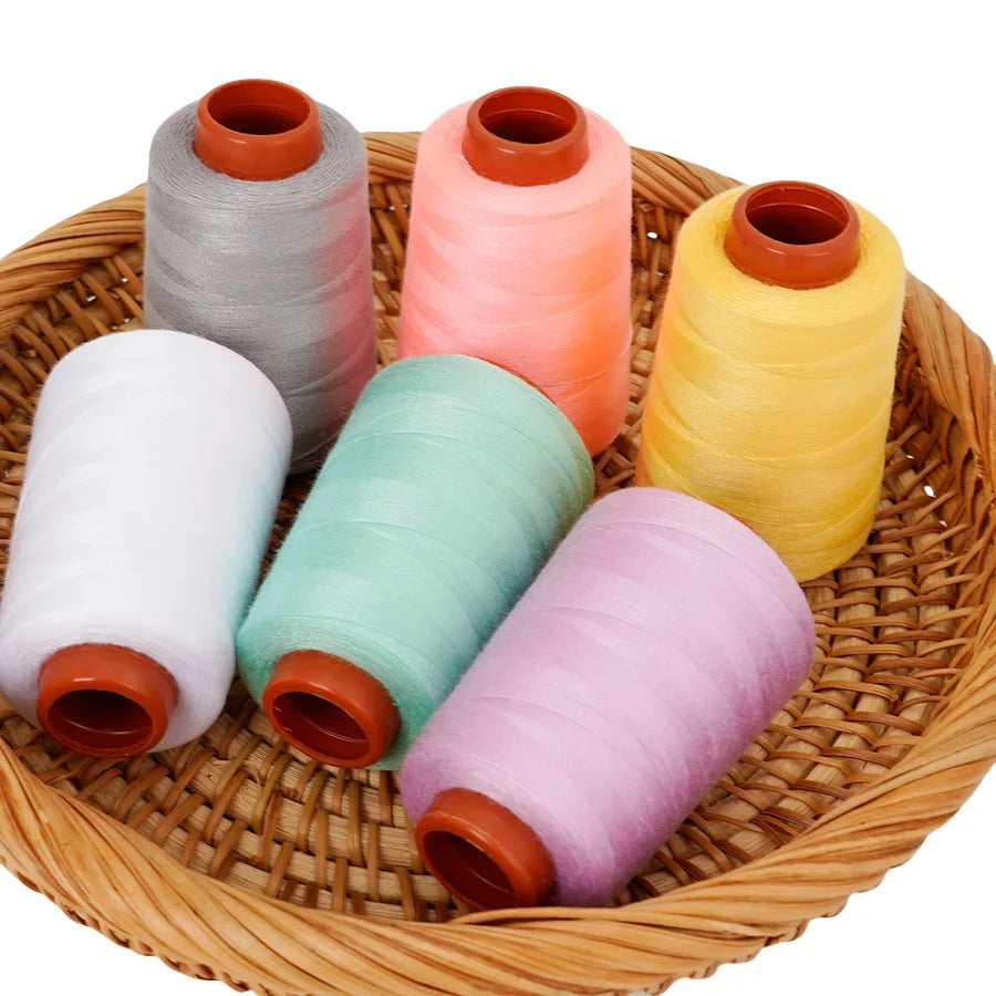 6 Rolls 402 Polyester Cone Thread 800 Yds – Heavy Duty