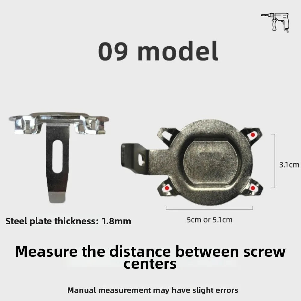 Steel Cordless Drill Belt Hook with Impact Plate | Workshop