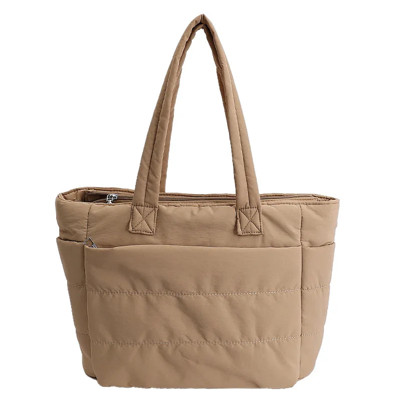 Women's Large Flannel Tote Shoulder & Crossbody Bag | Nixie