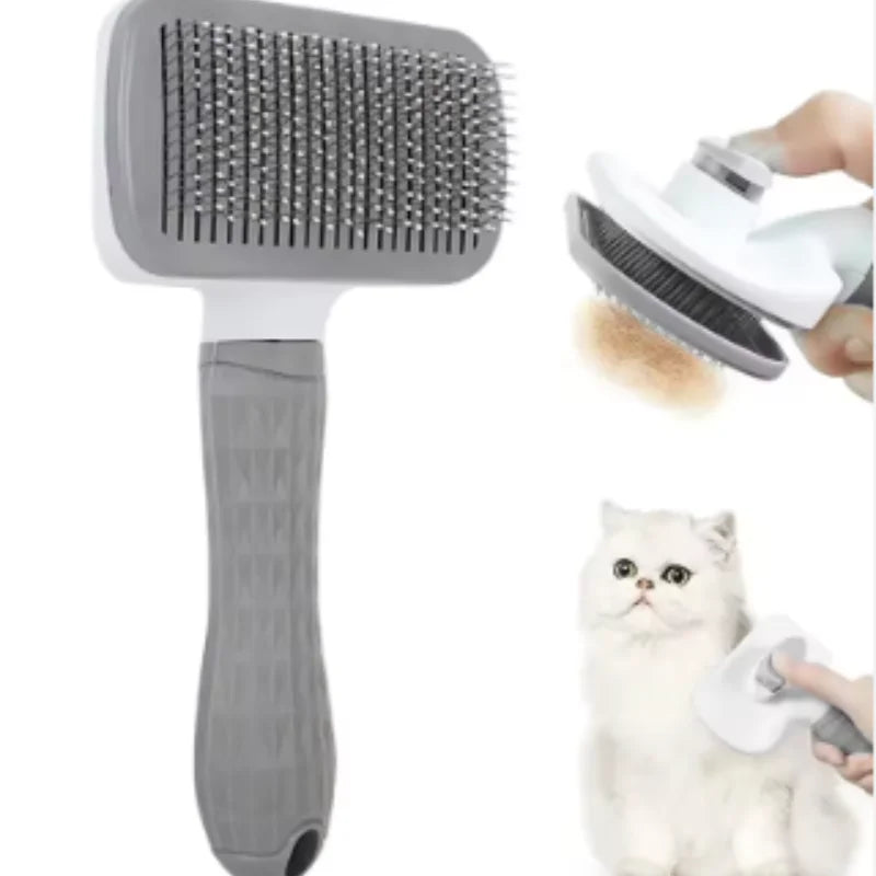 Pet Hair Remover Brush – Dog & Cat Long Hair Grooming Comb