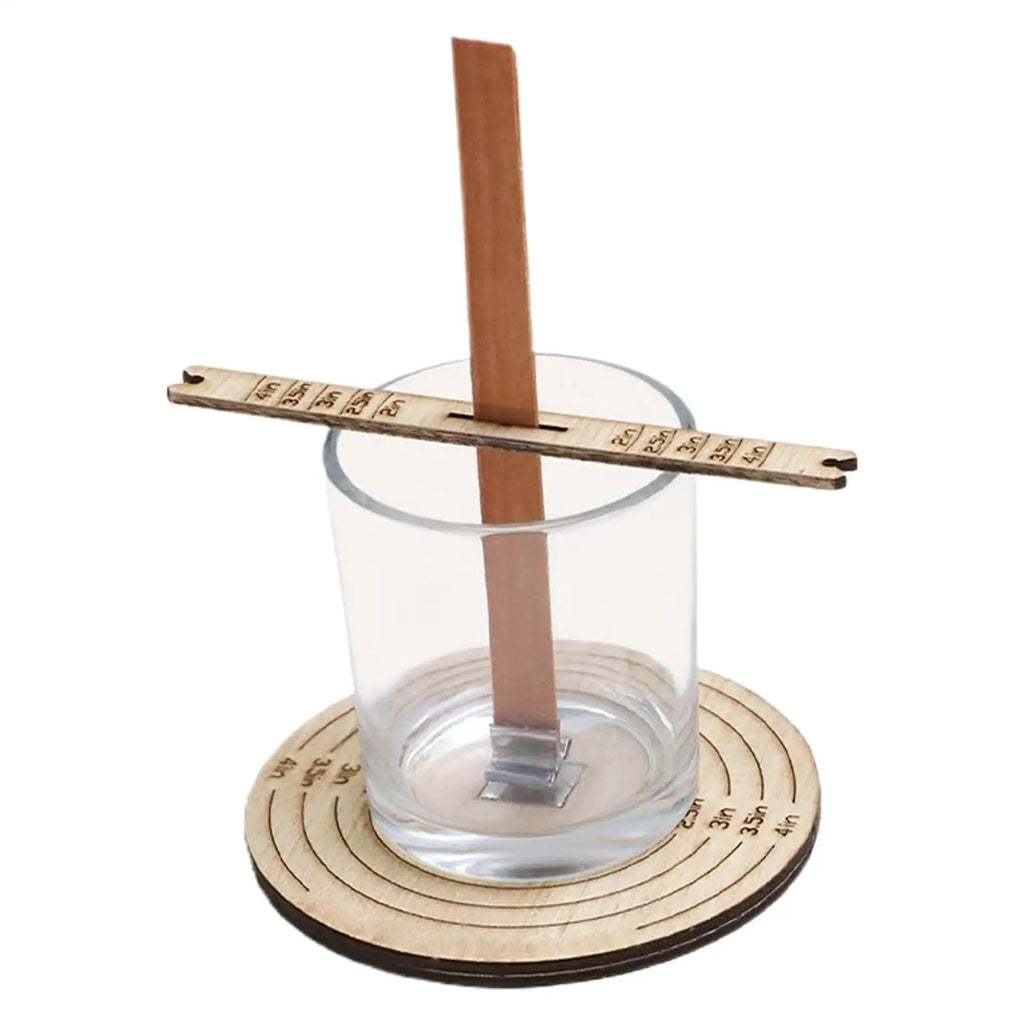 Wooden Wick Centering Tool for Candle Making – 2pc Set