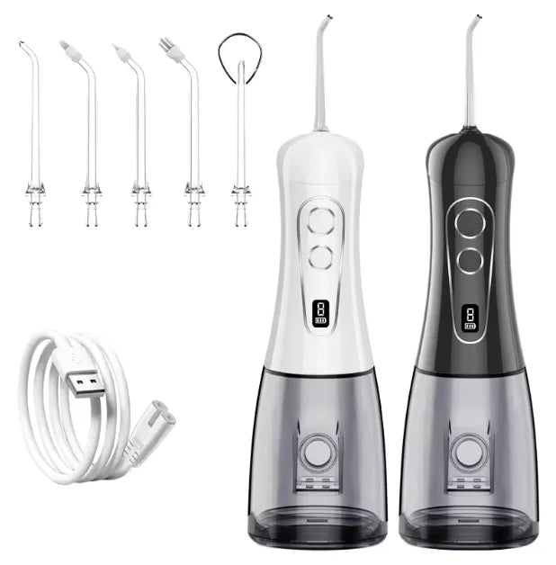DUTRIEUX Portable Water Flosser – 8-Mode USB Oral Irrigator