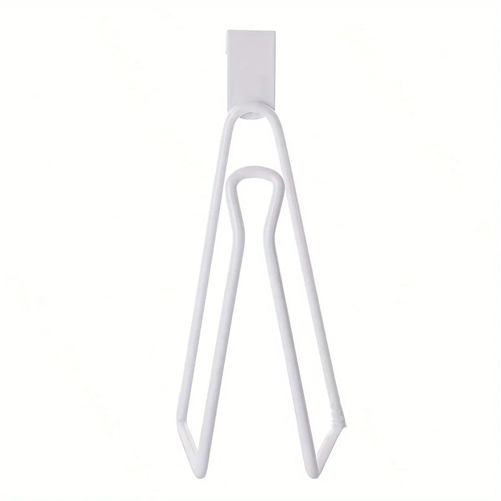 Forged Iron Wall-Mounted Toilet Paper Holder No-Drill Shelf