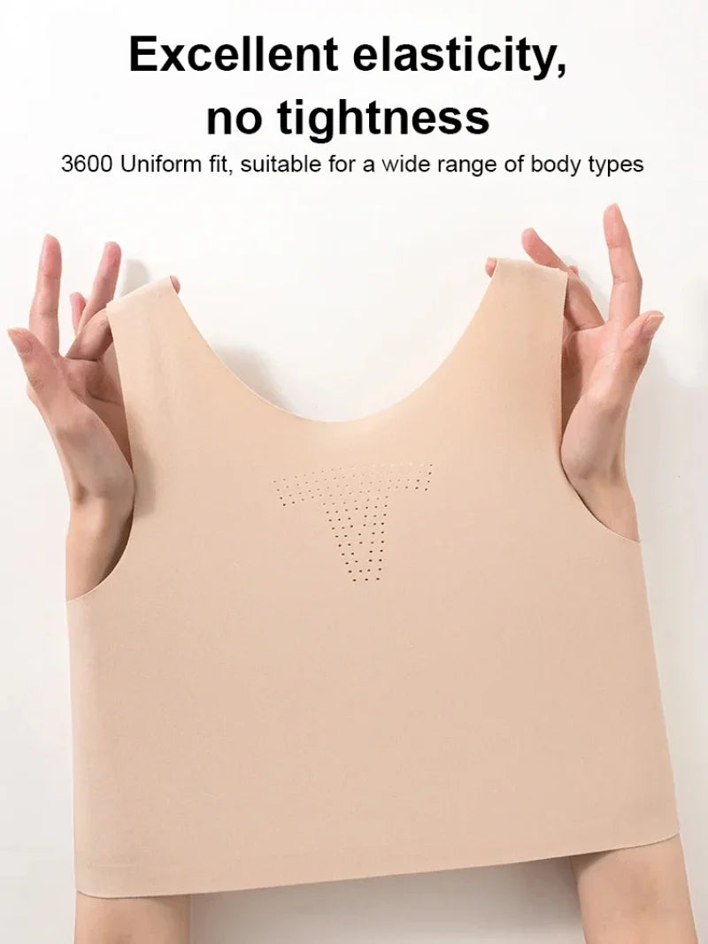 Women's Wire-Free Push-Up Bra – Wide Strap & Removable Pads
