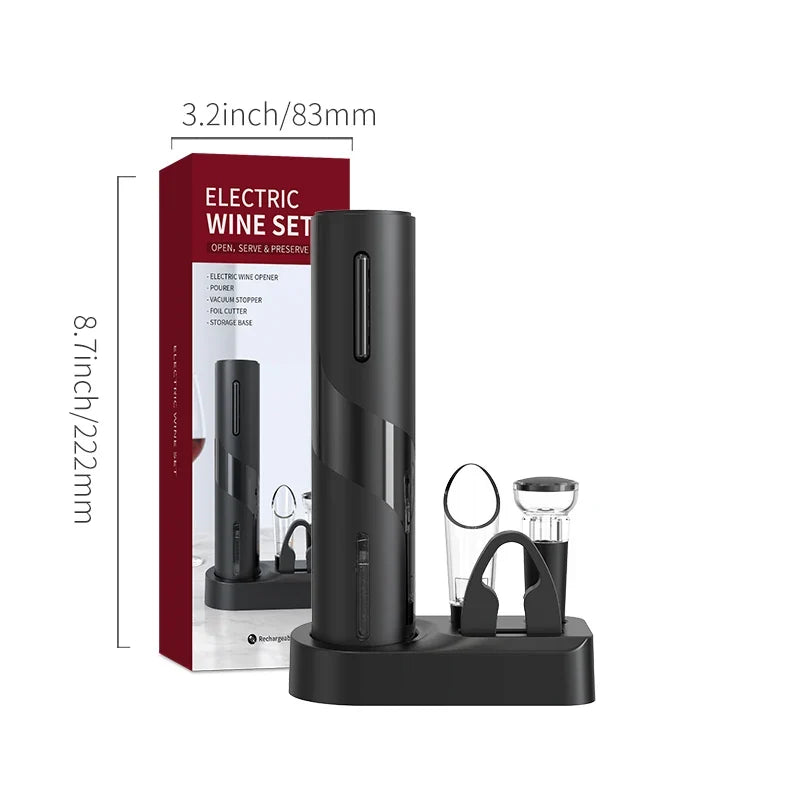 CLITON Electric Wine Opener – Rechargeable Automatic Corkscrew