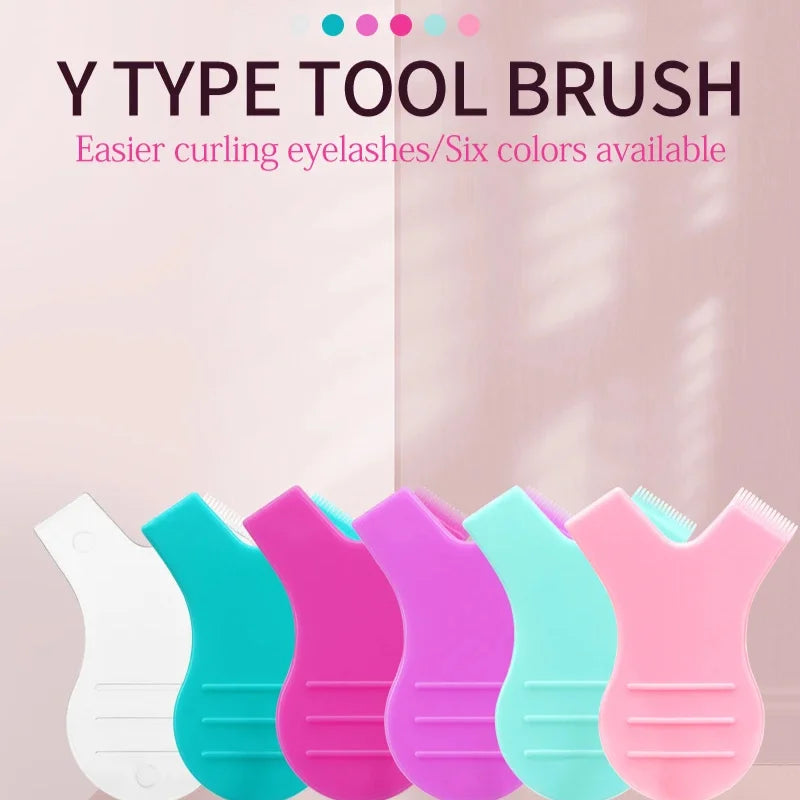 10 Pcs Y-Shape Eyelash Cleaning Brushes | Lash Extension Tool