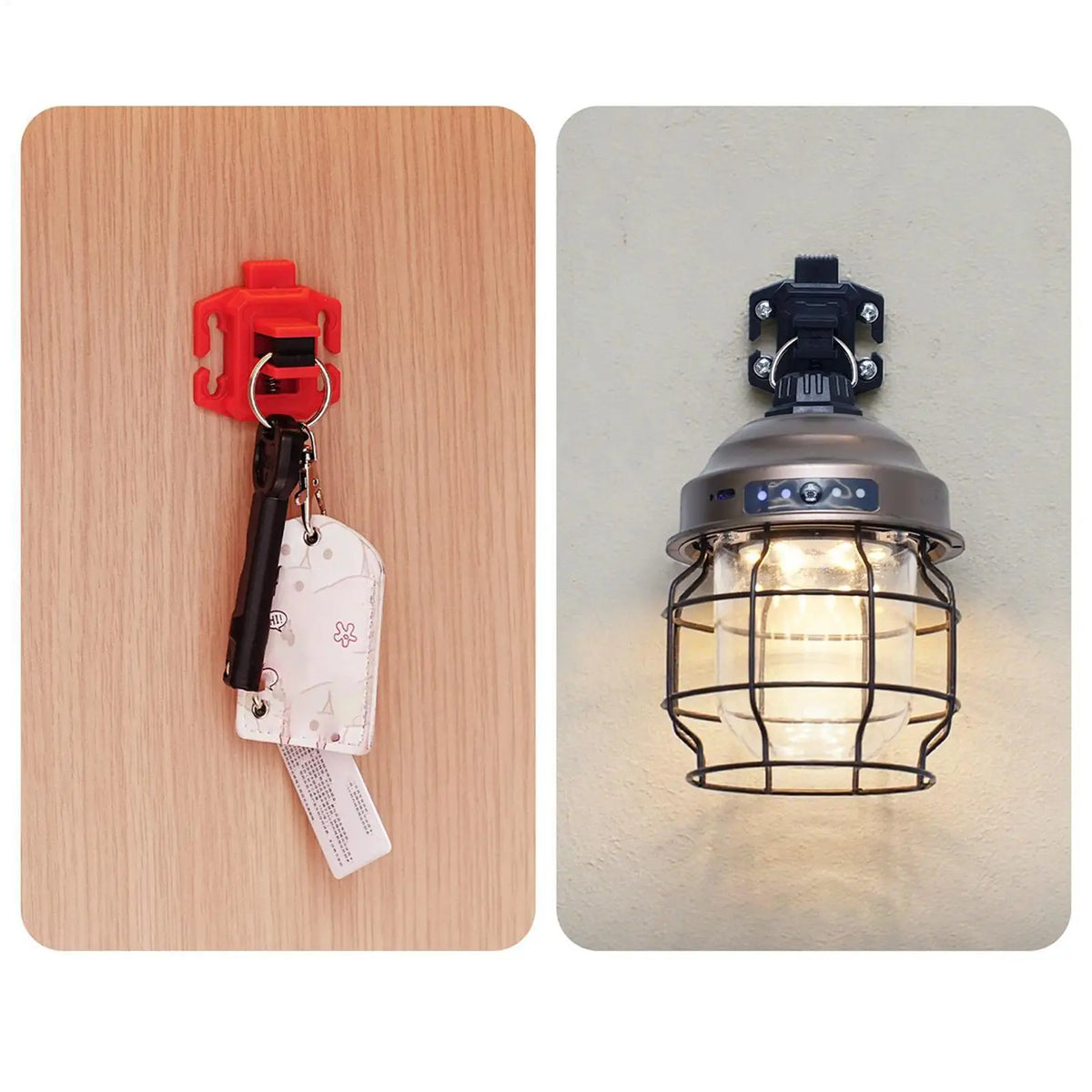 Wearable Fishing Rod Holder Clips with Adjustable Strap