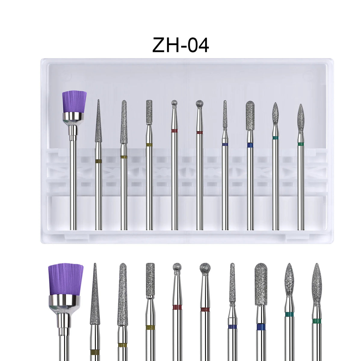 Tungsten Carbide Nail Drill Bit Set – Cuticle & Polishing